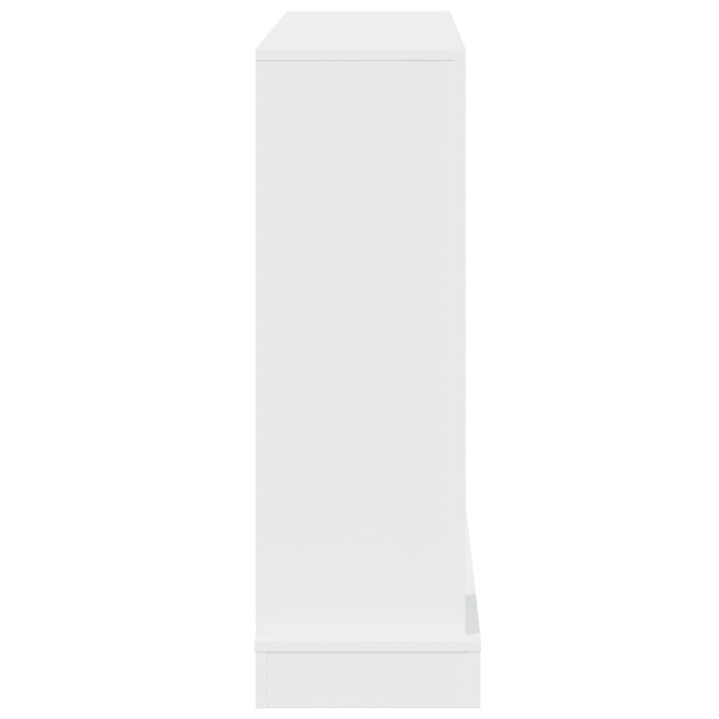 vidaXL Obudowa kominka, biała, 100x30x87,5 cm, materiał drewnopochodny