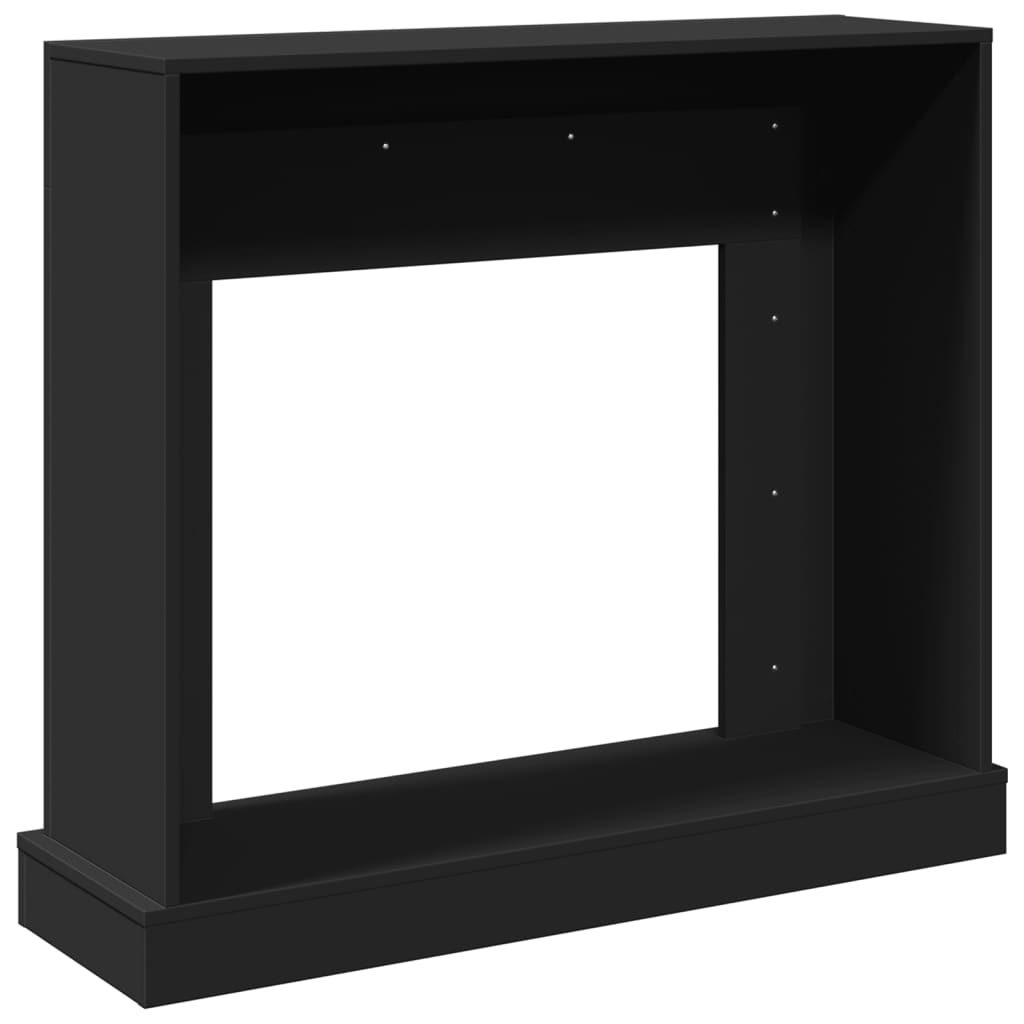 vidaXL Obudowa kominka, czarna, 100x30x87,5cm, materiał drewnopochodny