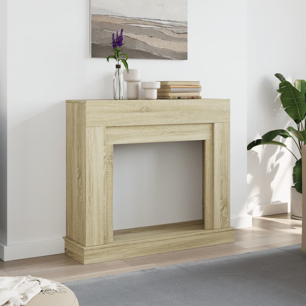 vidaXL Obudowa kominka, dąb sonoma, 100x30x87,5 cm