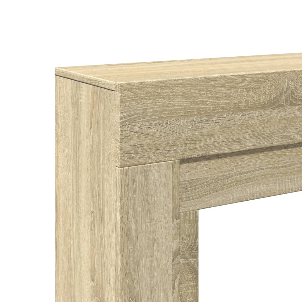 vidaXL Obudowa kominka, dąb sonoma, 100x30x87,5 cm
