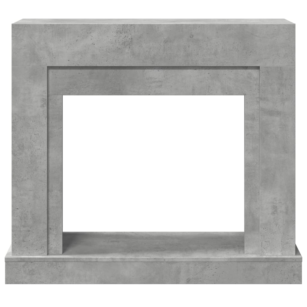 vidaXL Obudowa kominka, szarość betonu, 100x30x87,5 cm