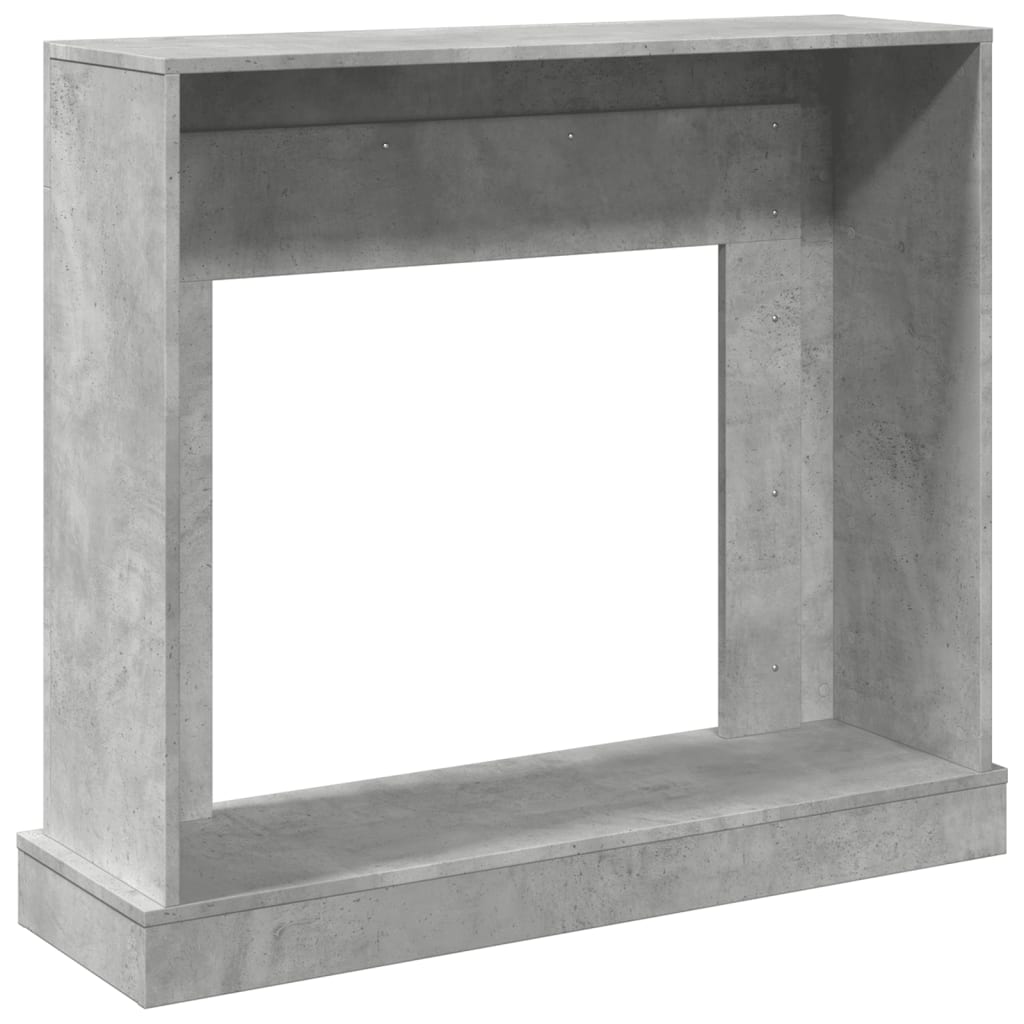 vidaXL Obudowa kominka, szarość betonu, 100x30x87,5 cm