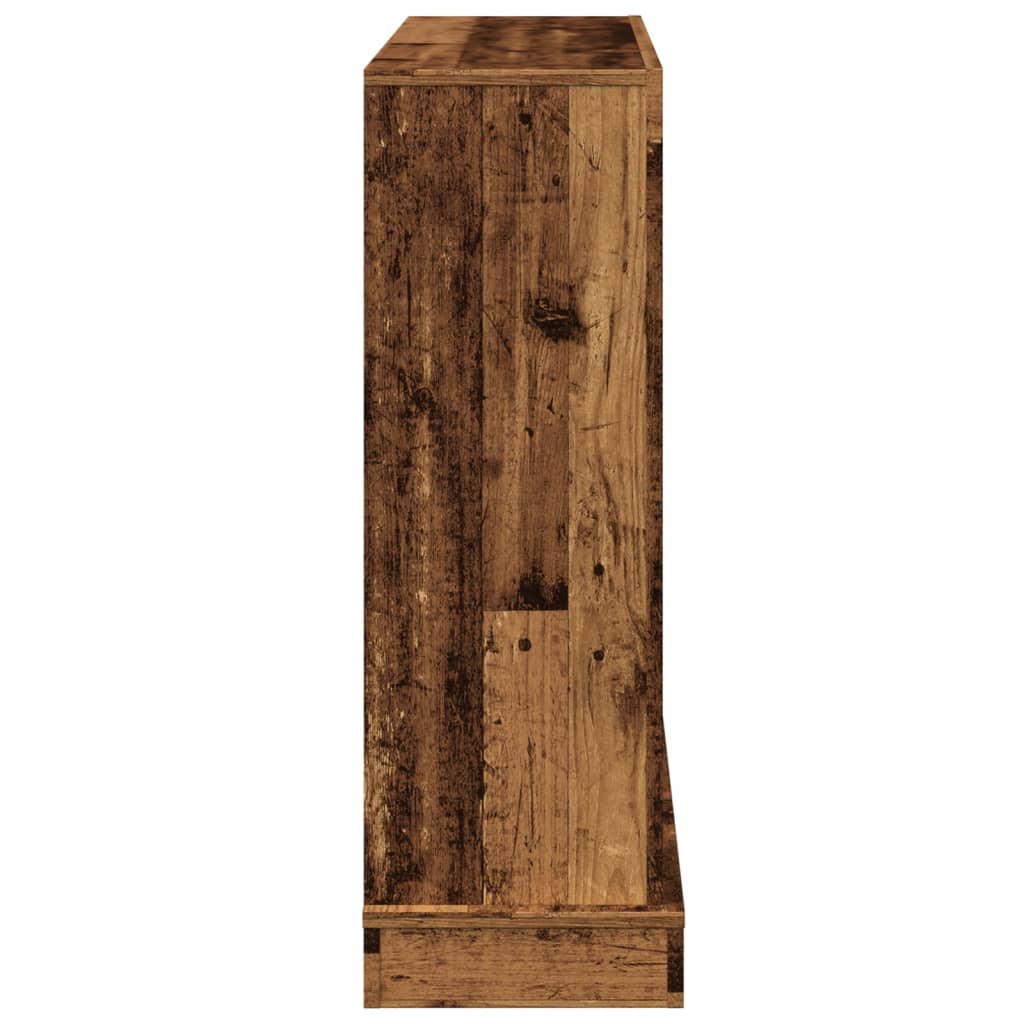 vidaXL Obudowa kominka, stare drewno, 100x30x87,5 cm
