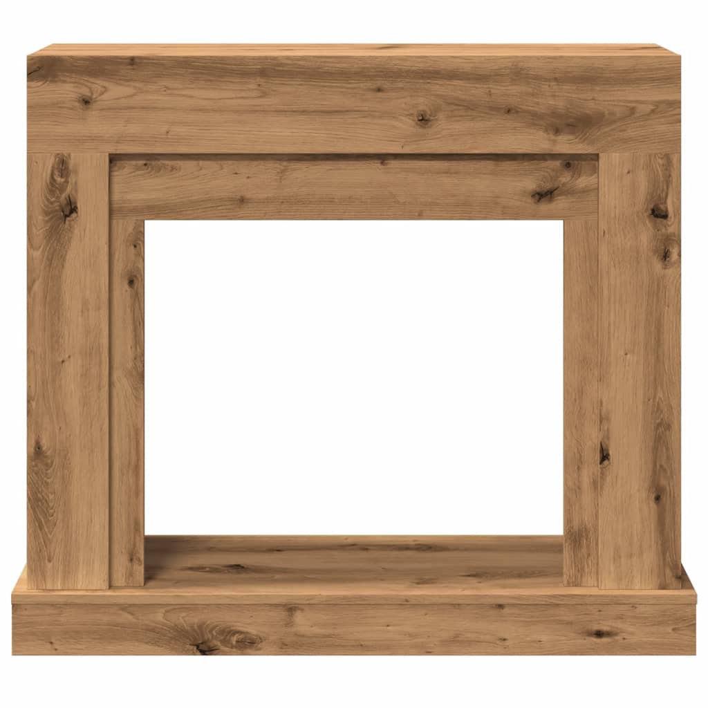vidaXL Obudowa kominka, dąb artisan, 100x30x87,5 cm