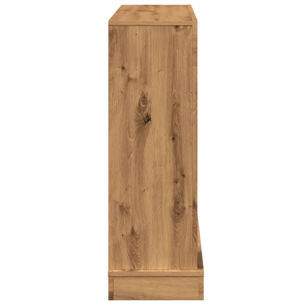 vidaXL Obudowa kominka, dąb artisan, 100x30x87,5 cm