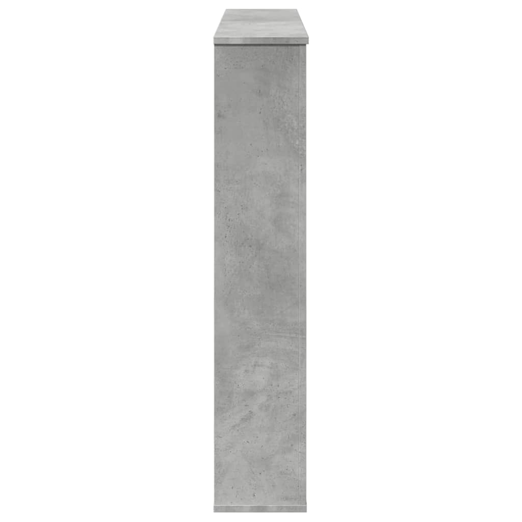 vidaXL Obudowa kominka, szarość betonu, 100x20x100 cm