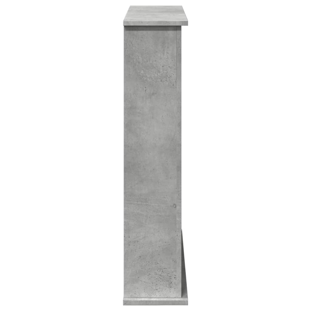 vidaXL Obudowa kominka, szarość betonu, 75x20x87,5 cm