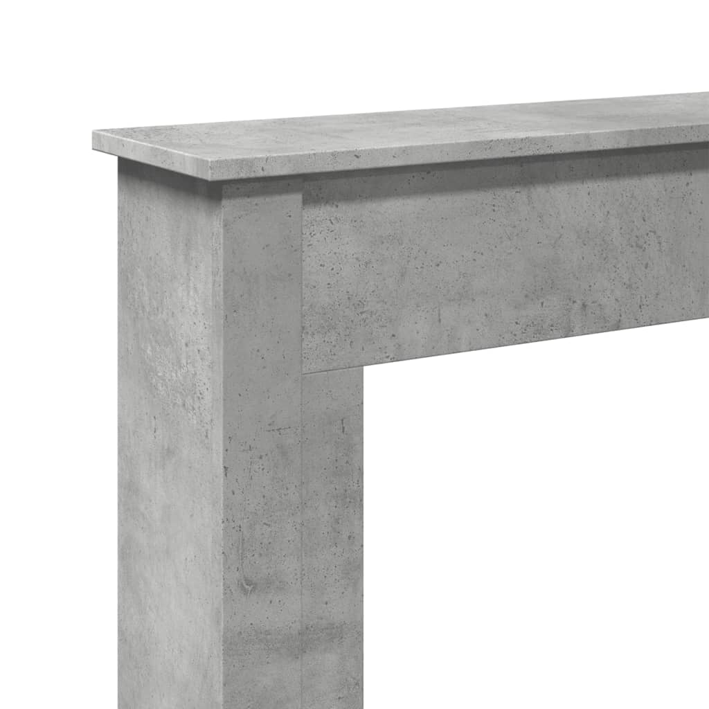 vidaXL Obudowa kominka, szarość betonu, 75x20x87,5 cm