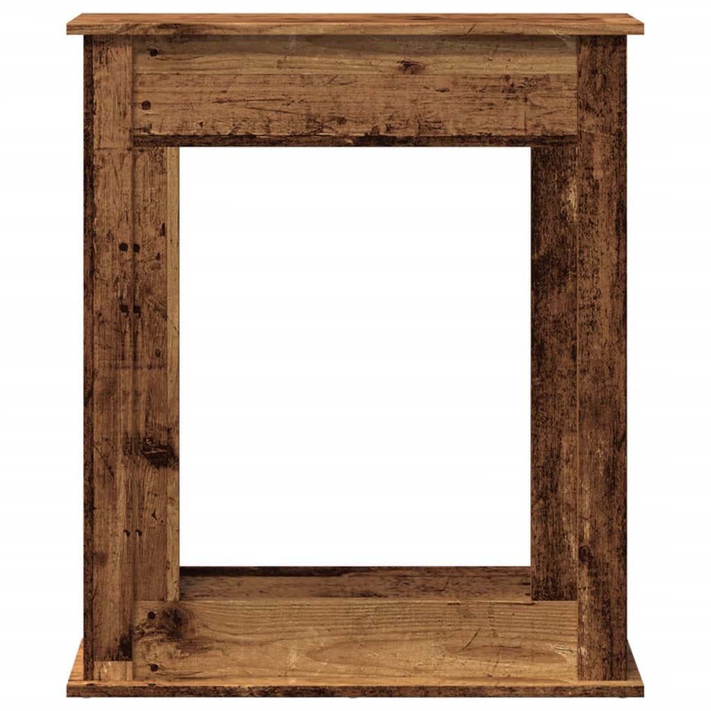 vidaXL Obudowa kominka, stare drewno, 75x20x87,5 cm