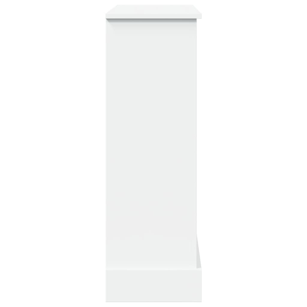 vidaXL Obudowa kominka, biała, 90x30x90 cm, materiał drewnopochodny