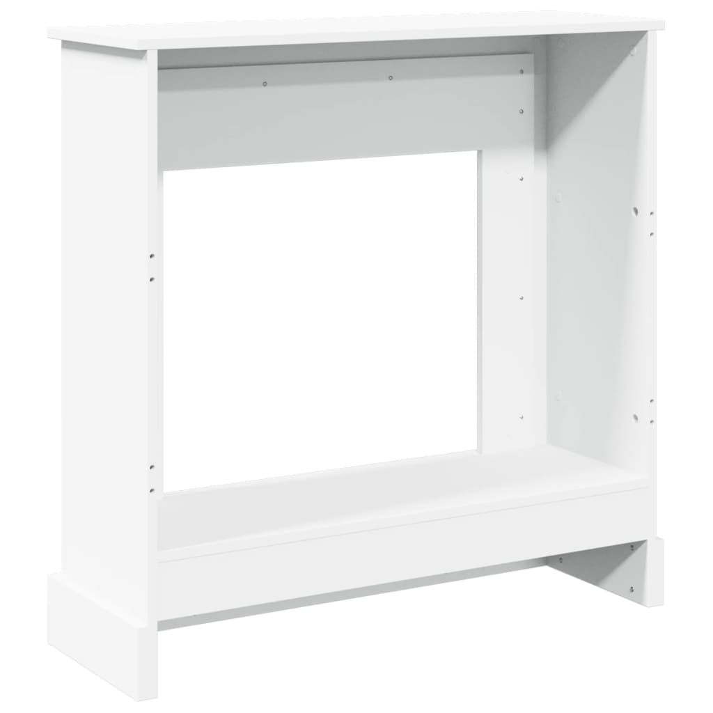 vidaXL Obudowa kominka, biała, 90x30x90 cm, materiał drewnopochodny