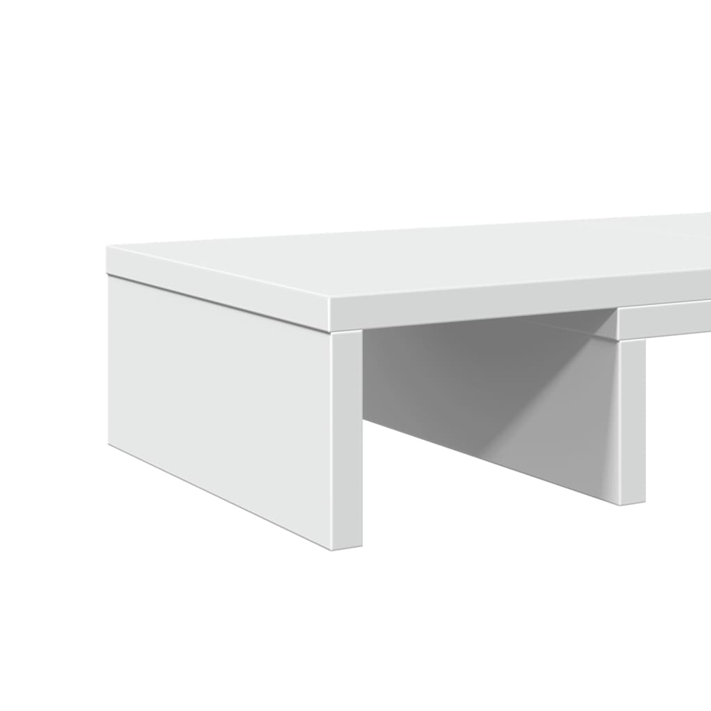 vidaXL Podstawka pod monitor, regulowana, biała, 60x24x10,5 cm