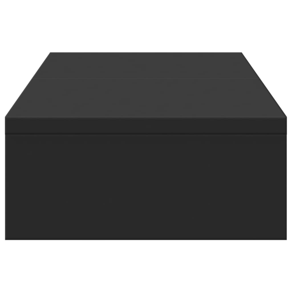 vidaXL Podstawka pod monitor, regulowana, czarna, 60x24x10,5 cm