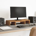 vidaXL Podstawka pod monitor, regulowana, dąb artisan, 60x24x10,5 cm