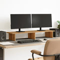 vidaXL Podstawka pod monitor, dąb artisian, 100x27x15 cm