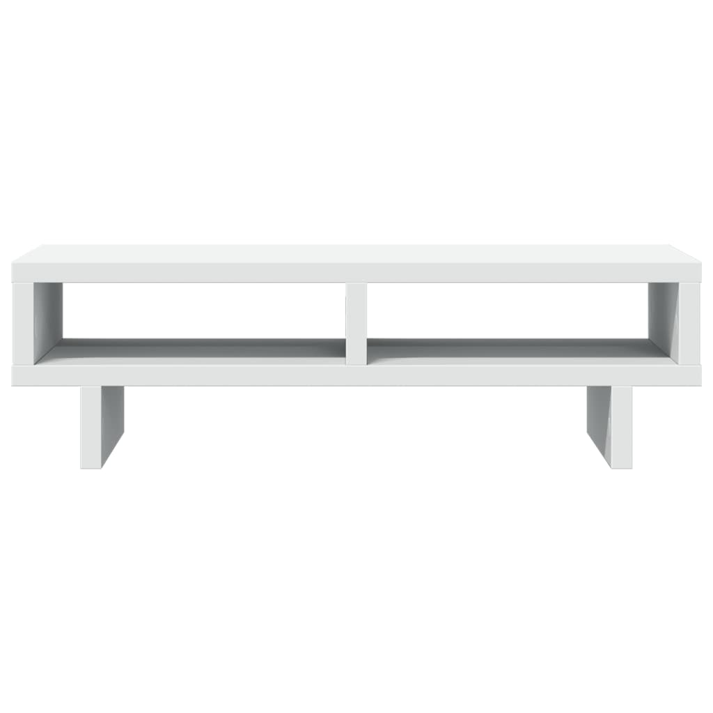 vidaXL Podstawka pod monitor, biała, 50x27x15 cm