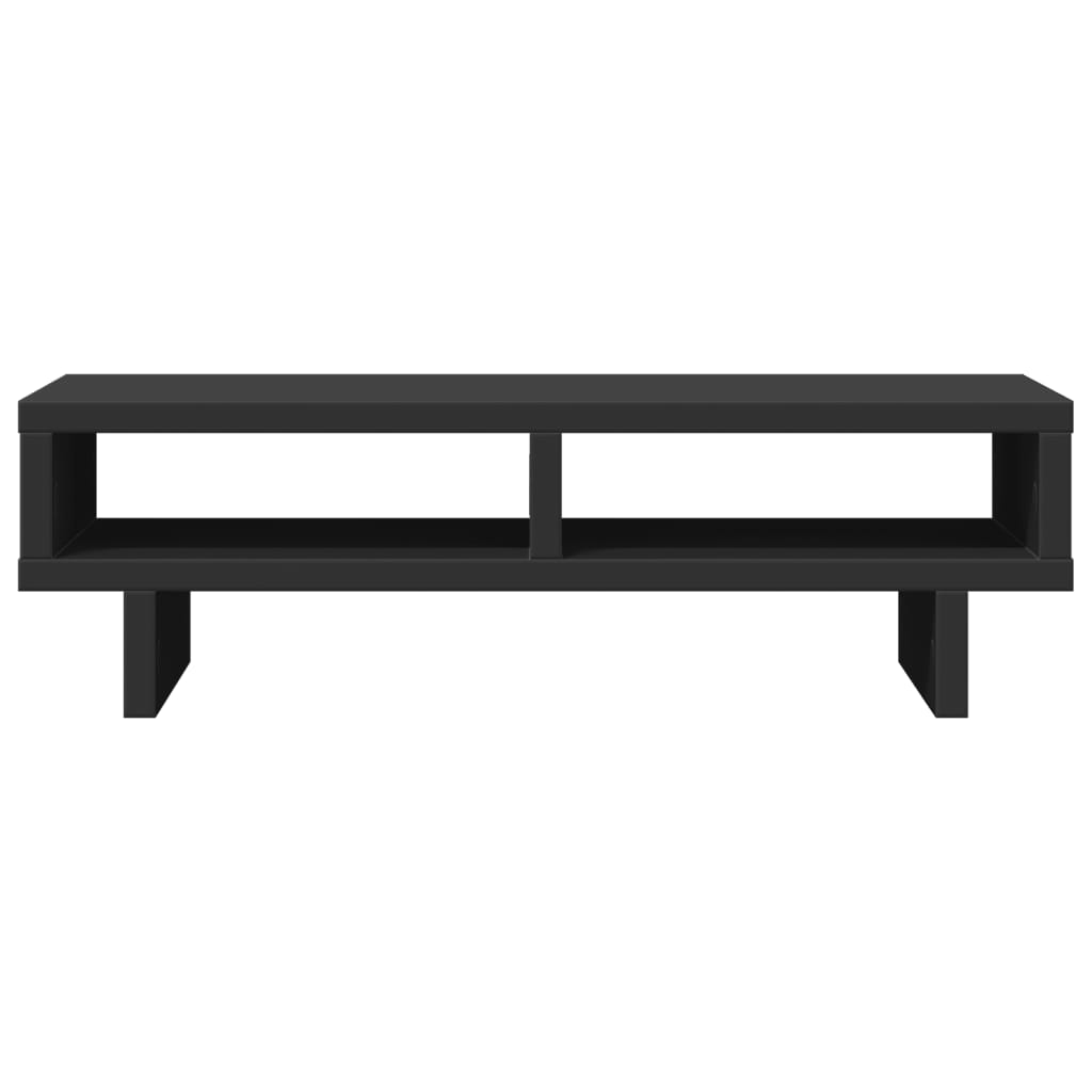 vidaXL Podstawka pod monitor, czarna, 50x27x15 cm