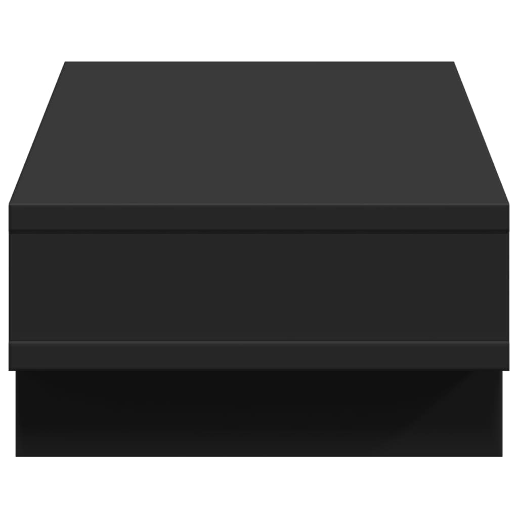 vidaXL Podstawka pod monitor, czarna, 50x27x15 cm