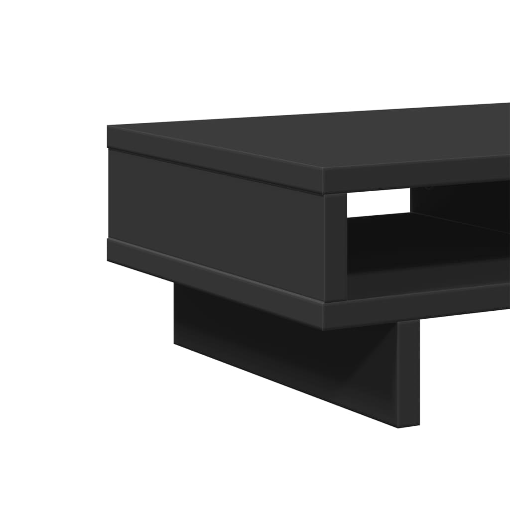 vidaXL Podstawka pod monitor, czarna, 50x27x15 cm