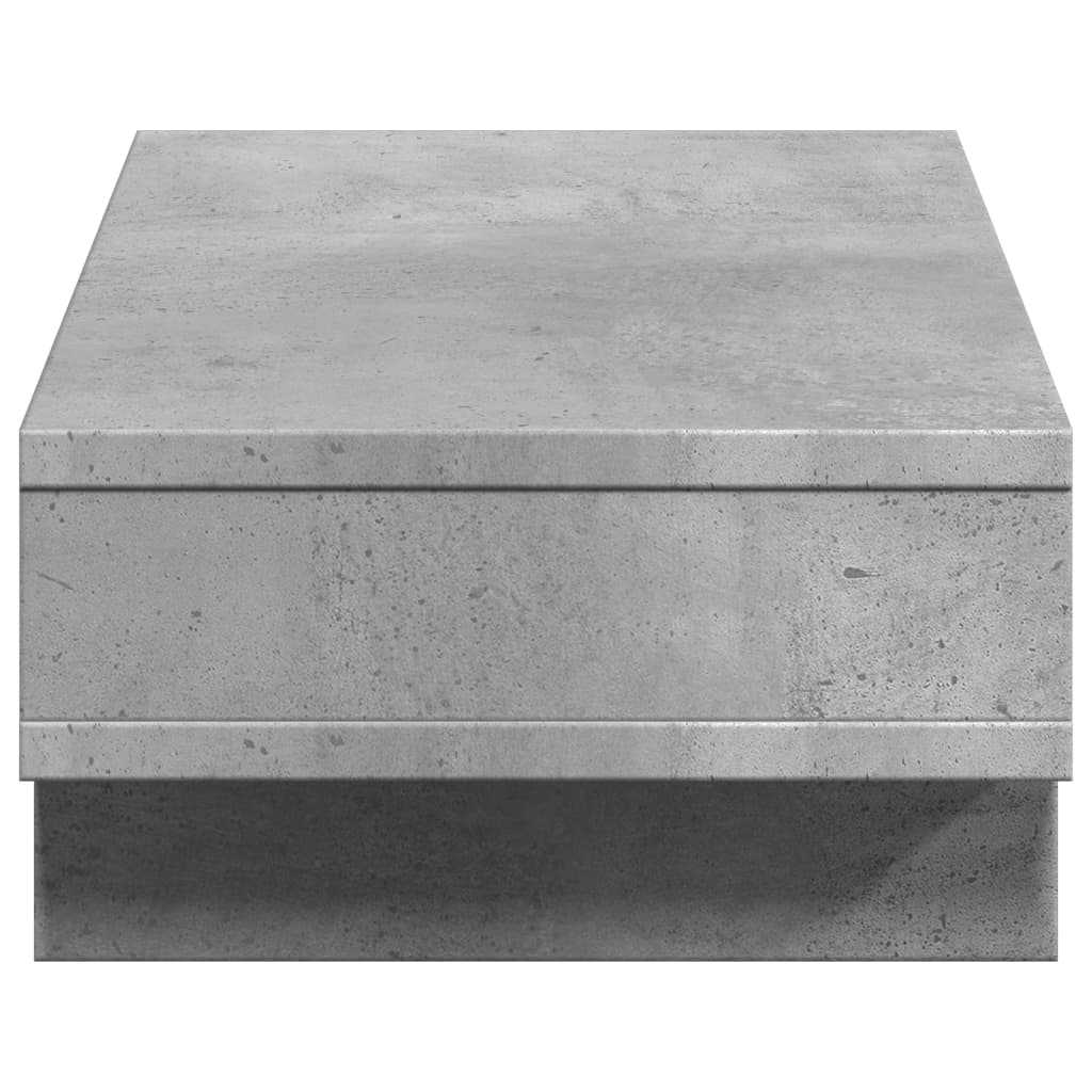 vidaXL Podstawka pod monitor, szarość betonu, 50x27x15 cm