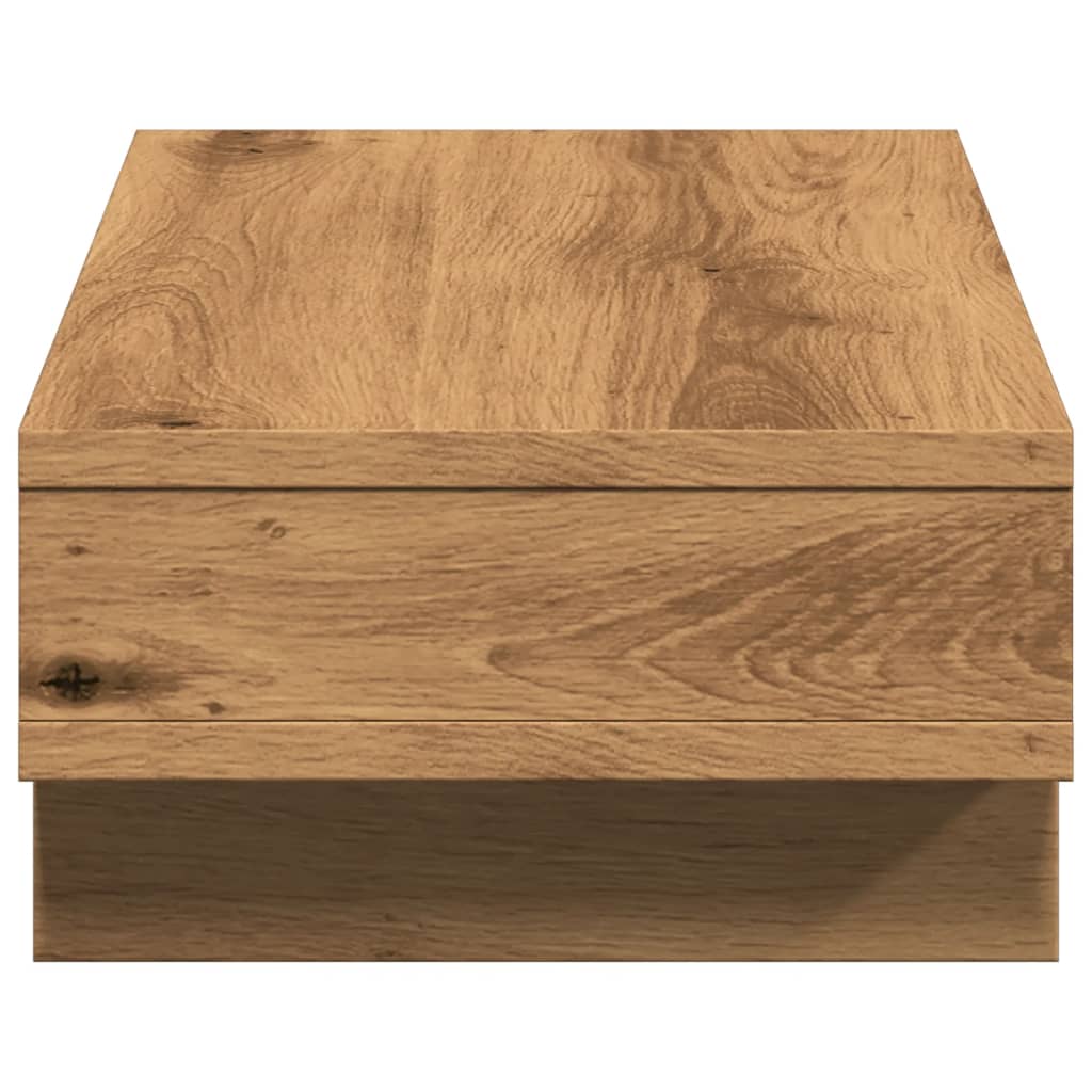 vidaXL Podstawka pod monitor, dąb artisian, 50x27x15 cm