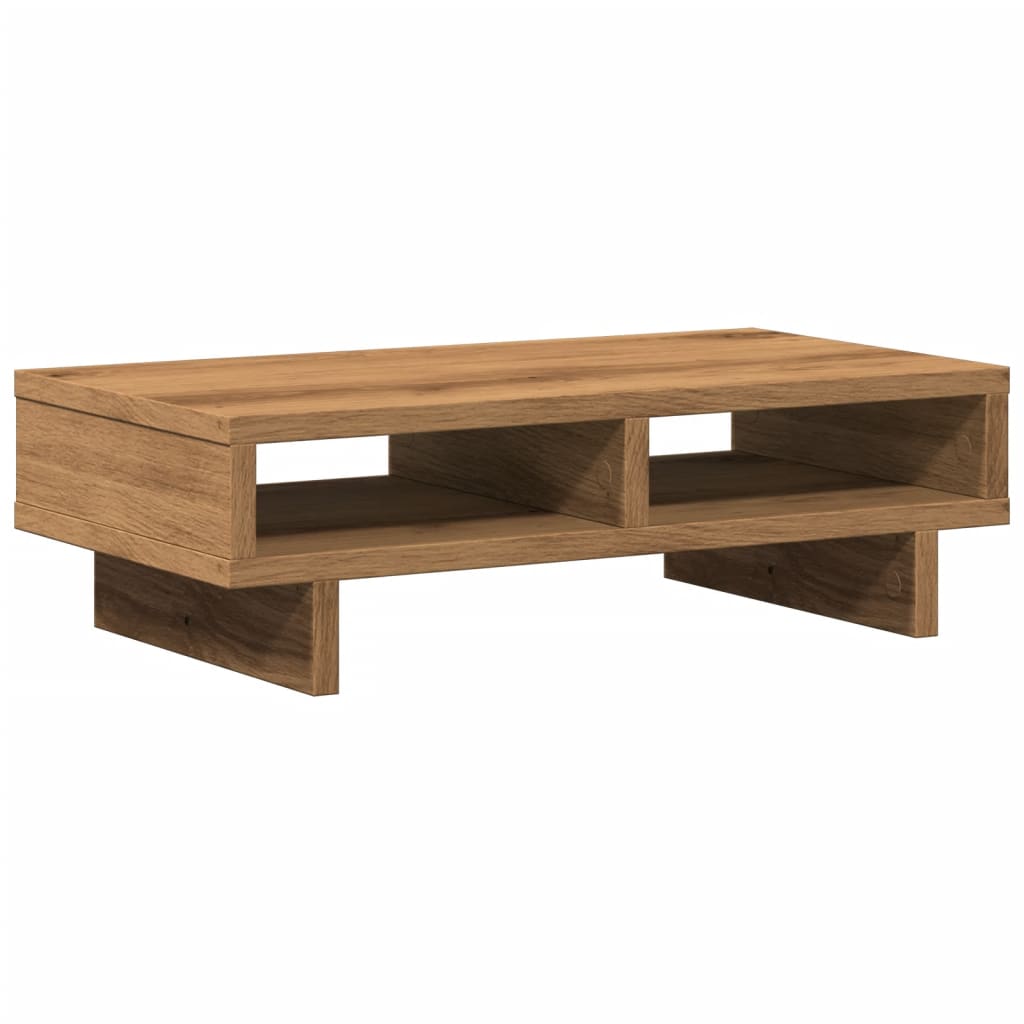 vidaXL Podstawka pod monitor, dąb artisian, 50x27x15 cm
