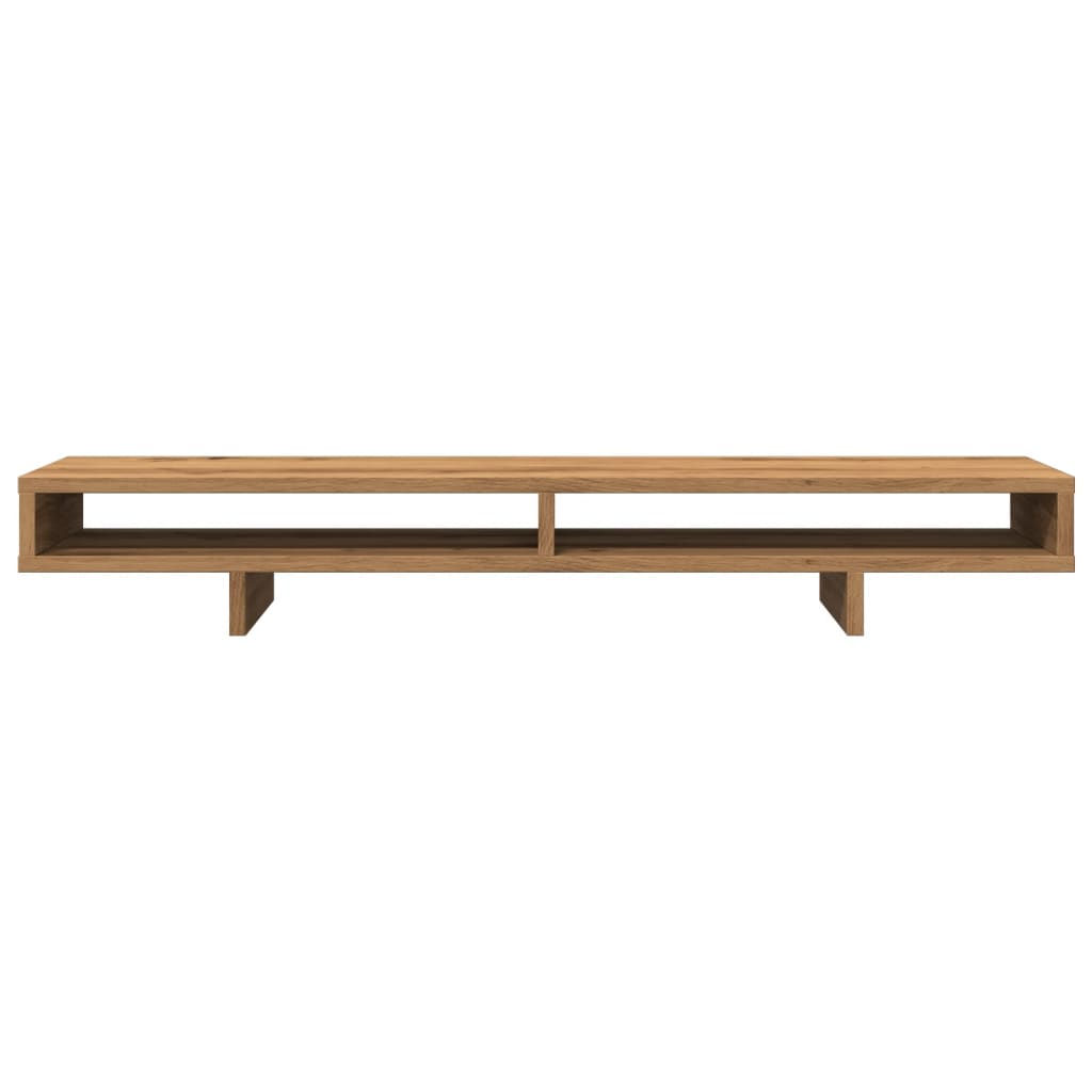vidaXL Podstawka pod monitor, dąb artisian, 100x27x15 cm