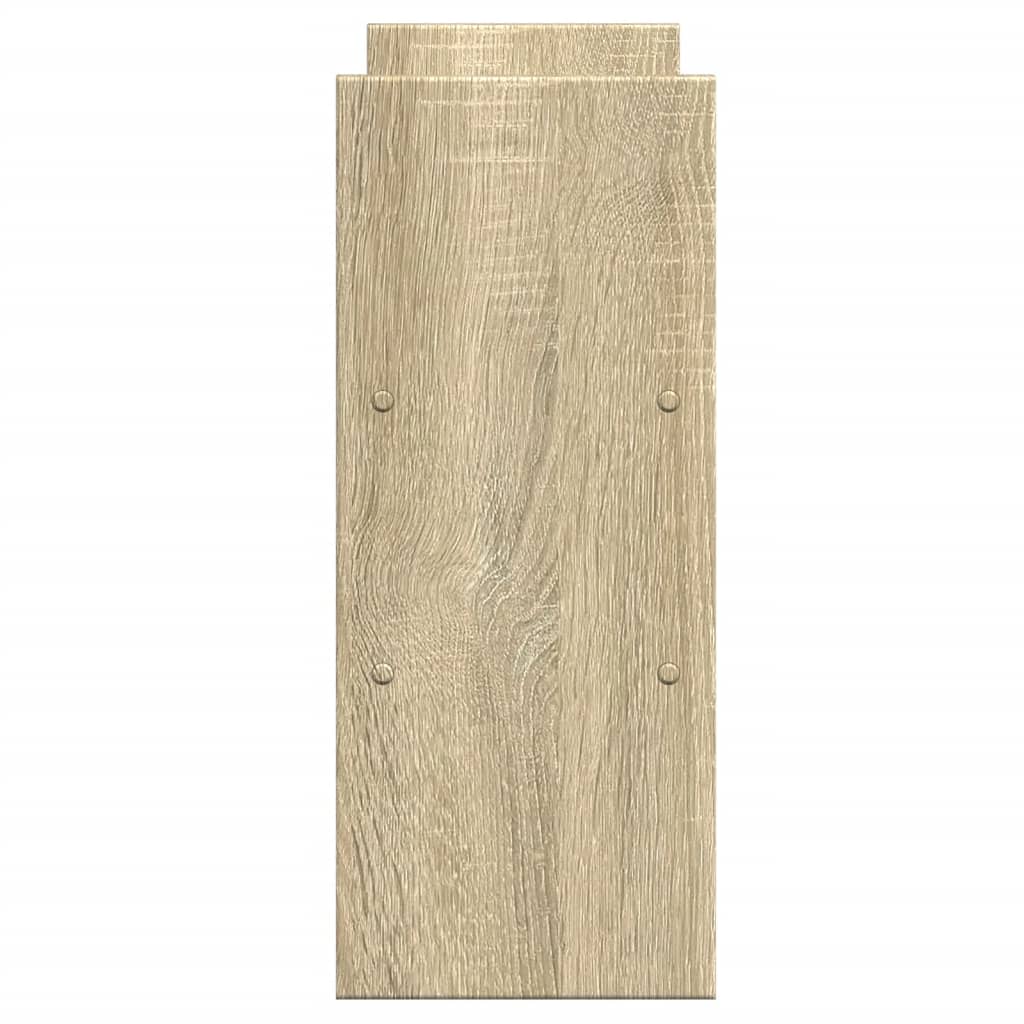vidaXL Organizer na biurko, regulowany, dąb sonoma, 40x17x41 cm