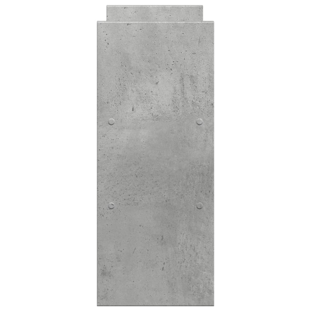 vidaXL Organizer na biurko, regulowany, szarość betonu, 40x17x41 cm