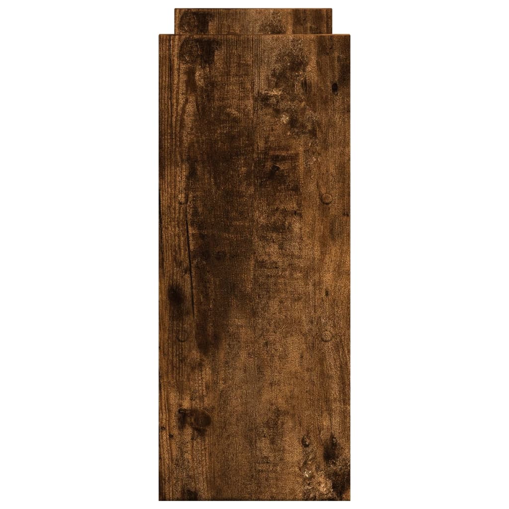 vidaXL Organizer na biurko, regulowany, przydymiony dąb, 40x17x41 cm