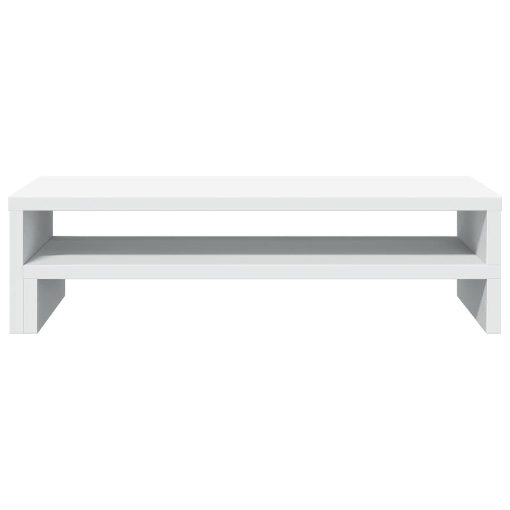 vidaXL Podstawka pod monitor, biała, 54x22x15 cm