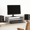vidaXL Podstawka pod monitor, szarość betonu, 54x22x15 cm