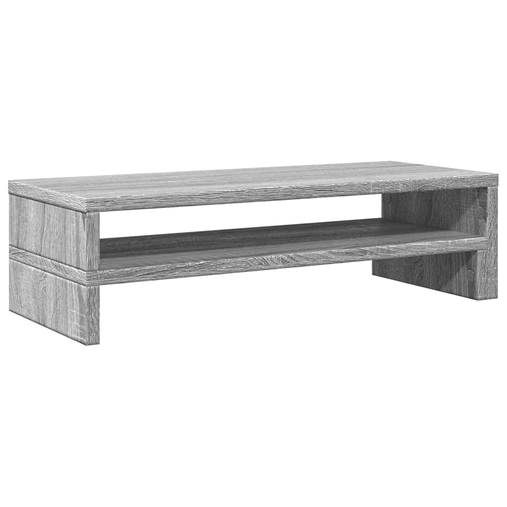 vidaXL Podstawka pod monitor, szary dąb sonoma, 54x22x15 cm