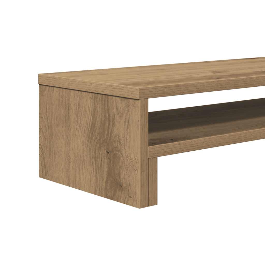 vidaXL Podstawka pod monitor, dąb artisian, 54x22x15 cm