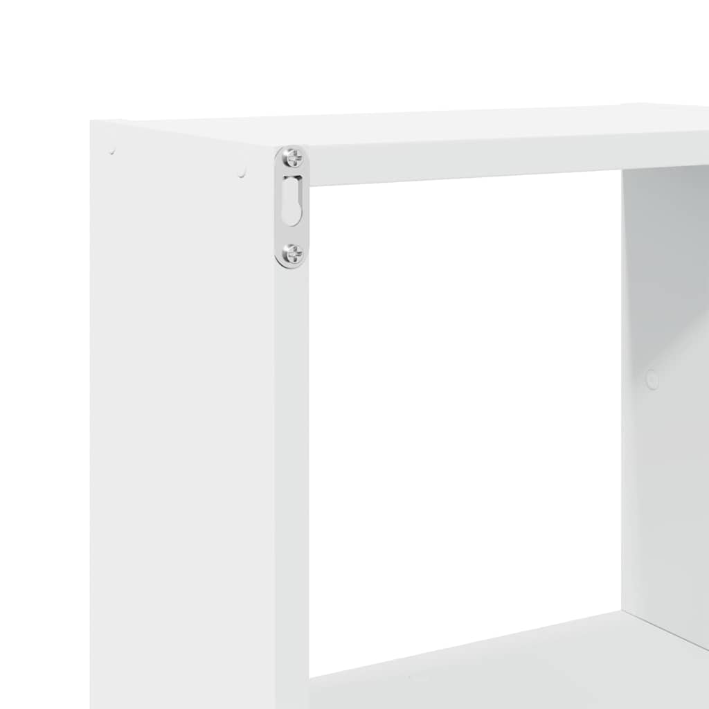 vidaXL Półka ścienna, 78x18x71 cm, biała, materiał drewnopochodny