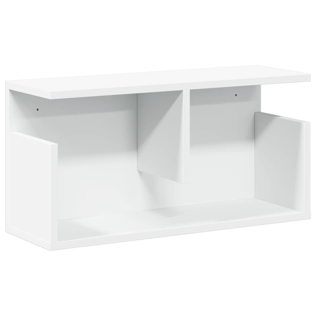 vidaXL Półka ścienna, 60x20x30 cm, biała, materiał drewnopochodny