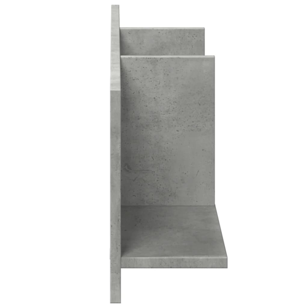 vidaXL Półka ścienna, 100x16,5x30 cm, szarość betonu