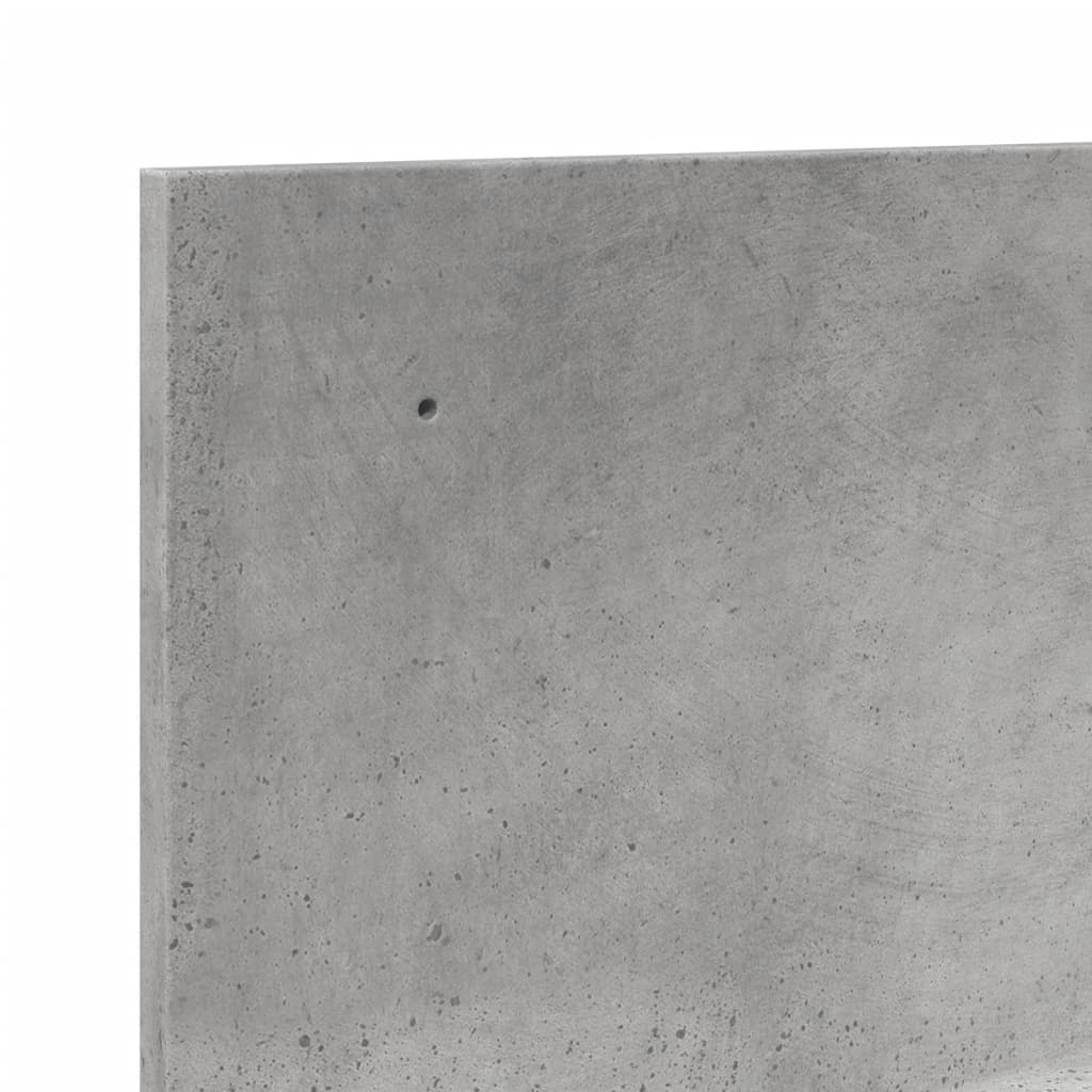 vidaXL Półka ścienna, 100x16,5x30 cm, szarość betonu