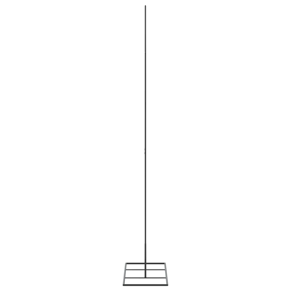 vidaXL Metalowa choinka świąteczna, do dekoracji, czarna, 150 cm
