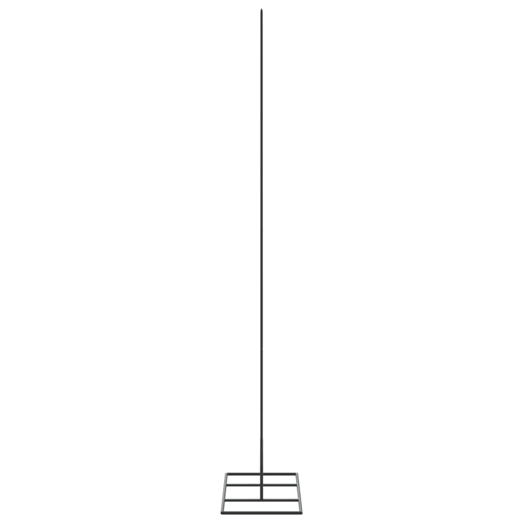 vidaXL Metalowa choinka świąteczna, do dekoracji, czarna, 150 cm