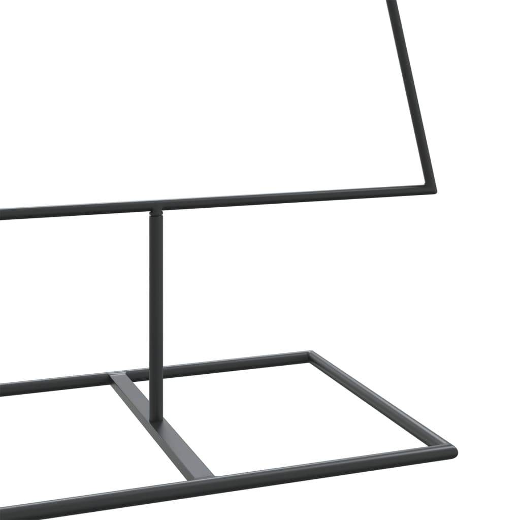 vidaXL Metalowa choinka świąteczna, do dekoracji, czarna, 150 cm