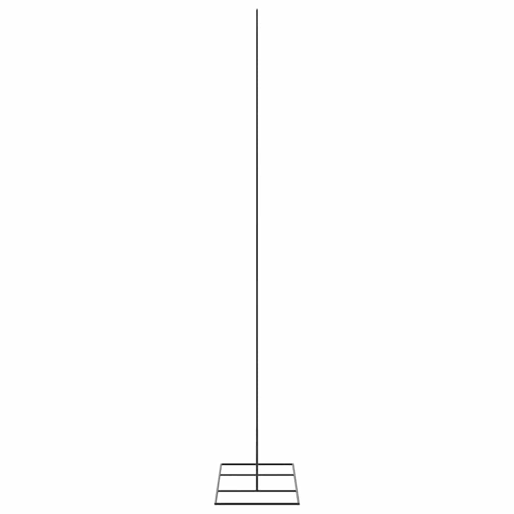 vidaXL Metalowa choinka świąteczna, do dekoracji, czarna, 180 cm