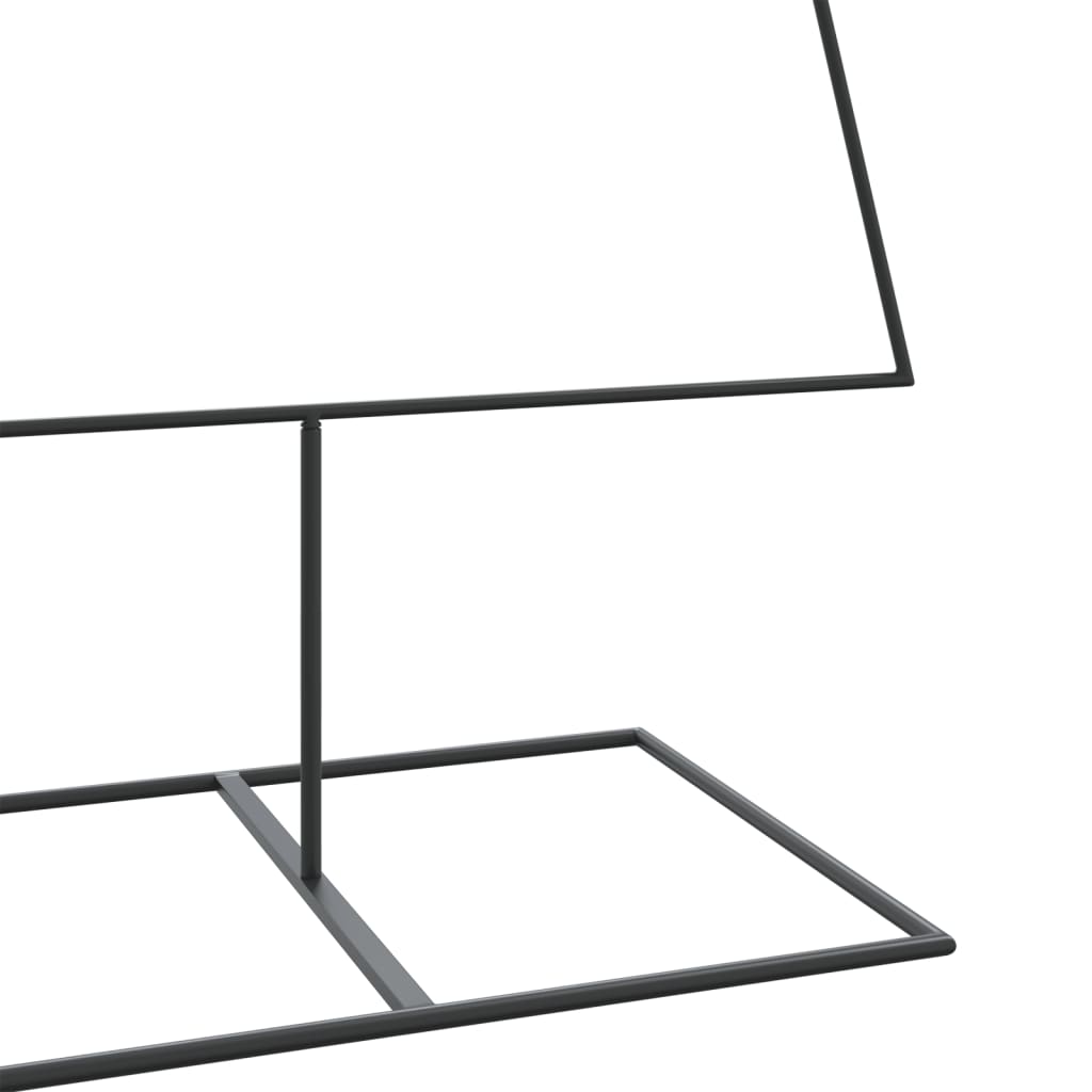 vidaXL Metalowa choinka świąteczna, do dekoracji, czarna, 210 cm