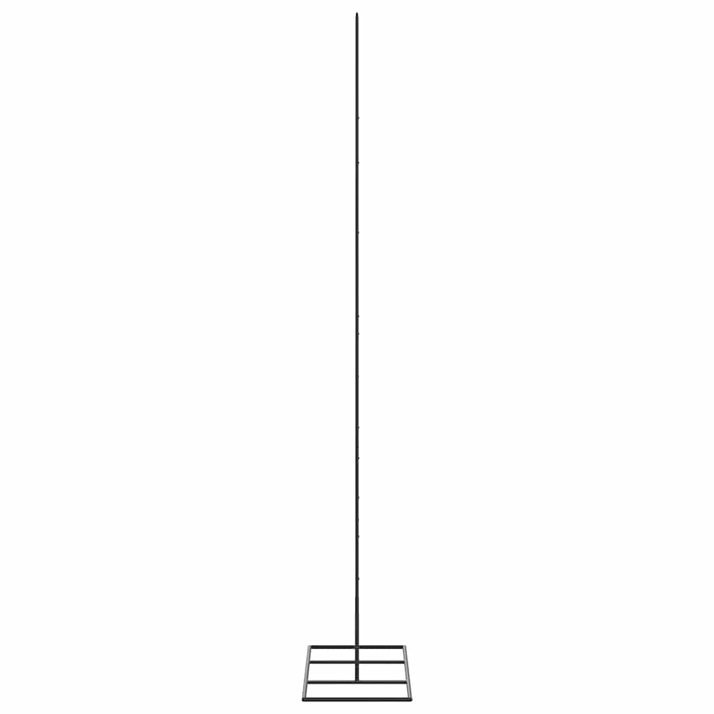 vidaXL Metalowa choinka świąteczna, do dekoracji, czarna, 150 cm