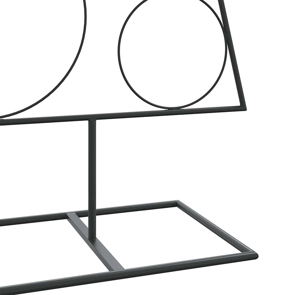 vidaXL Metalowa choinka świąteczna, do dekoracji, czarna, 150 cm