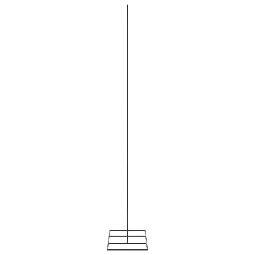 vidaXL Metalowa choinka świąteczna, do dekoracji, czarna, 180 cm