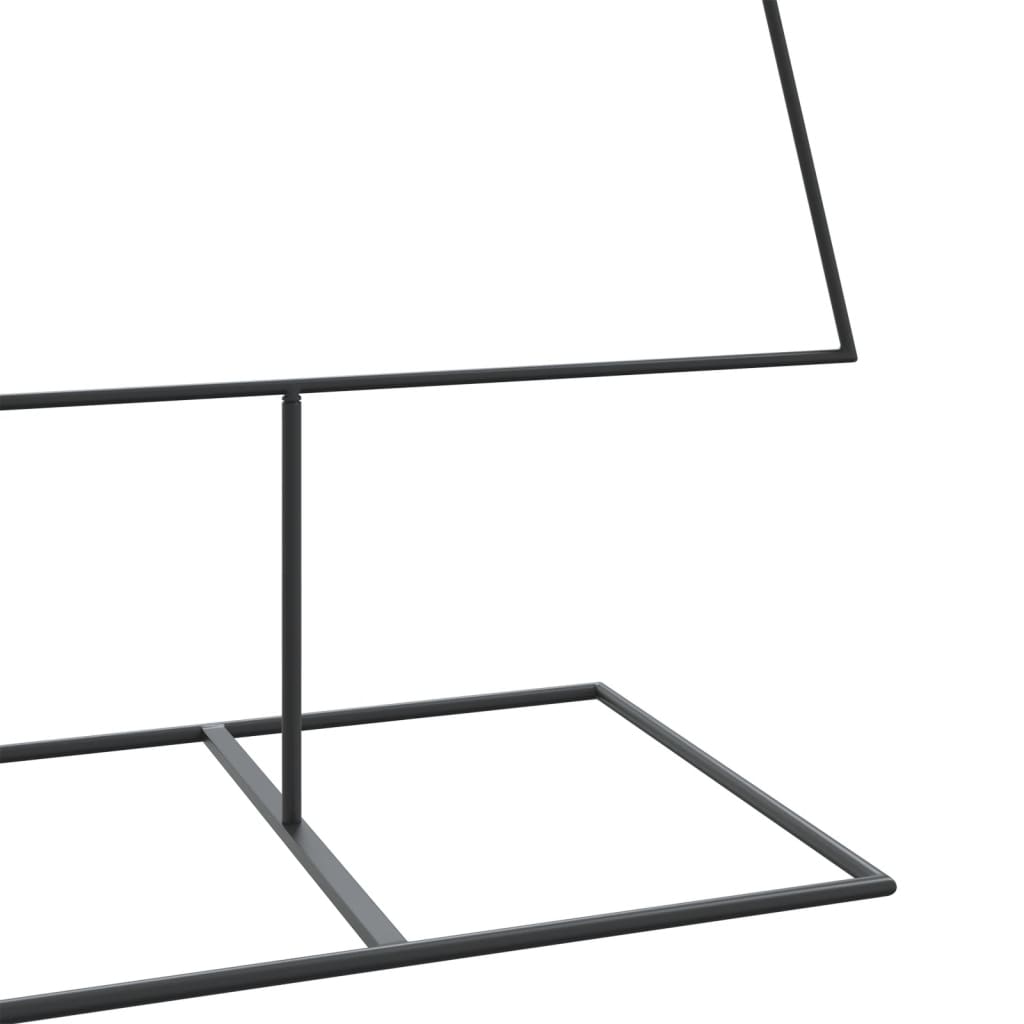 vidaXL Metalowa choinka świąteczna, do dekoracji, czarna, 210 cm