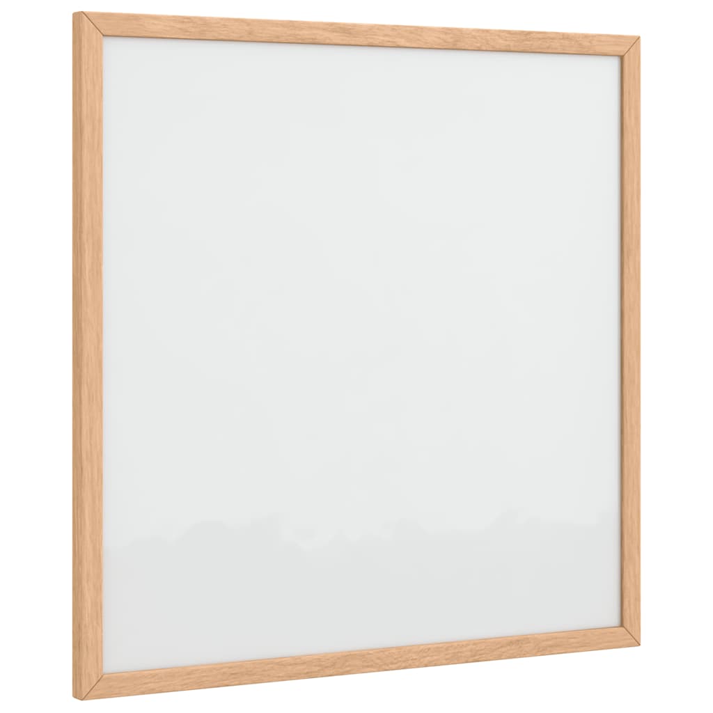vidaXL Tablica magnetyczna z ramą z litego drewna sosnowego 40x40 cm