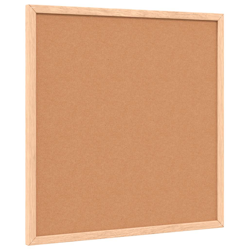 vidaXL Tablica magnetyczna z ramą z litego drewna sosnowego 40x40 cm