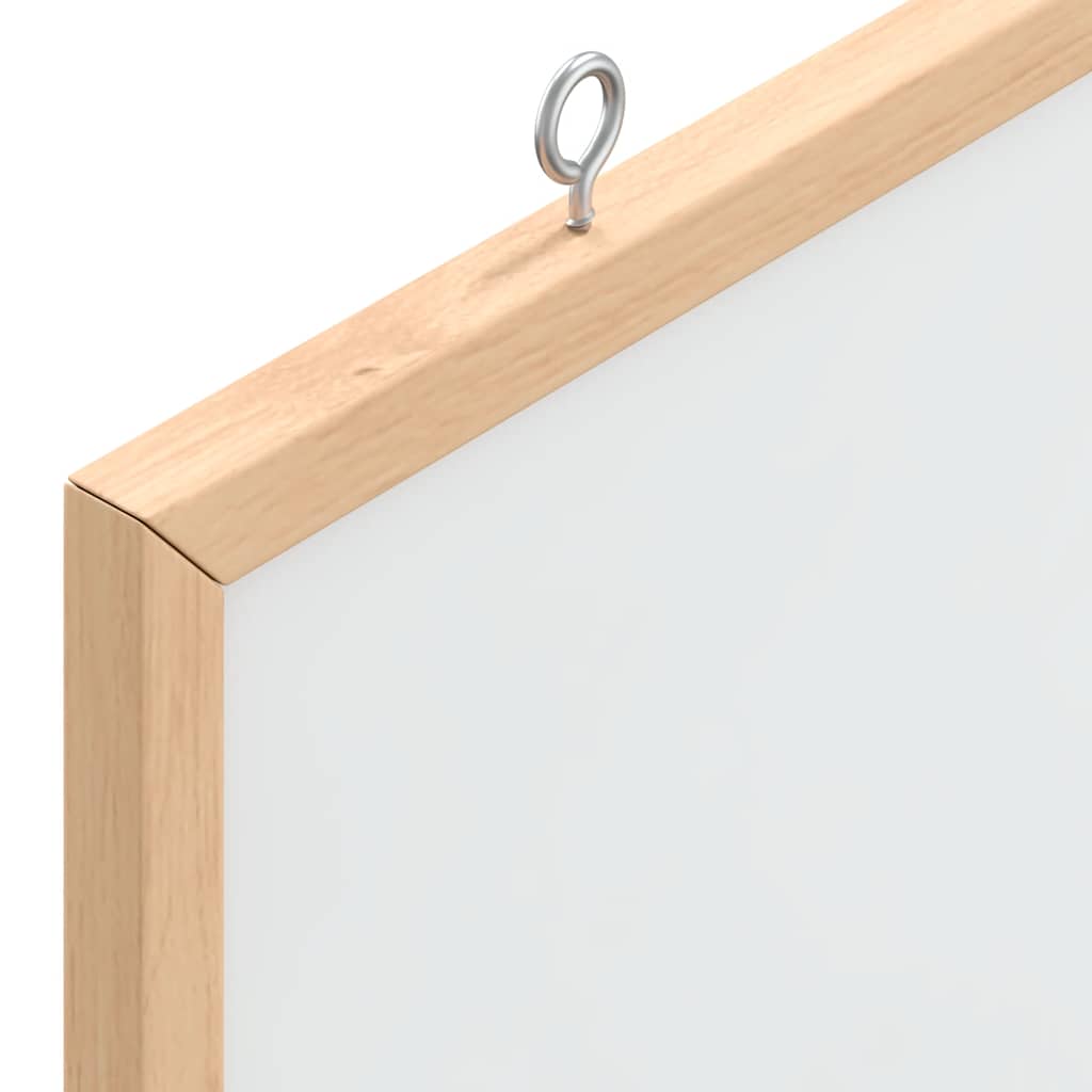 vidaXL Tablica magnetyczna z ramą z litego drewna sosnowego 60x40 cm
